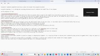 IllegalArgumentException Handling