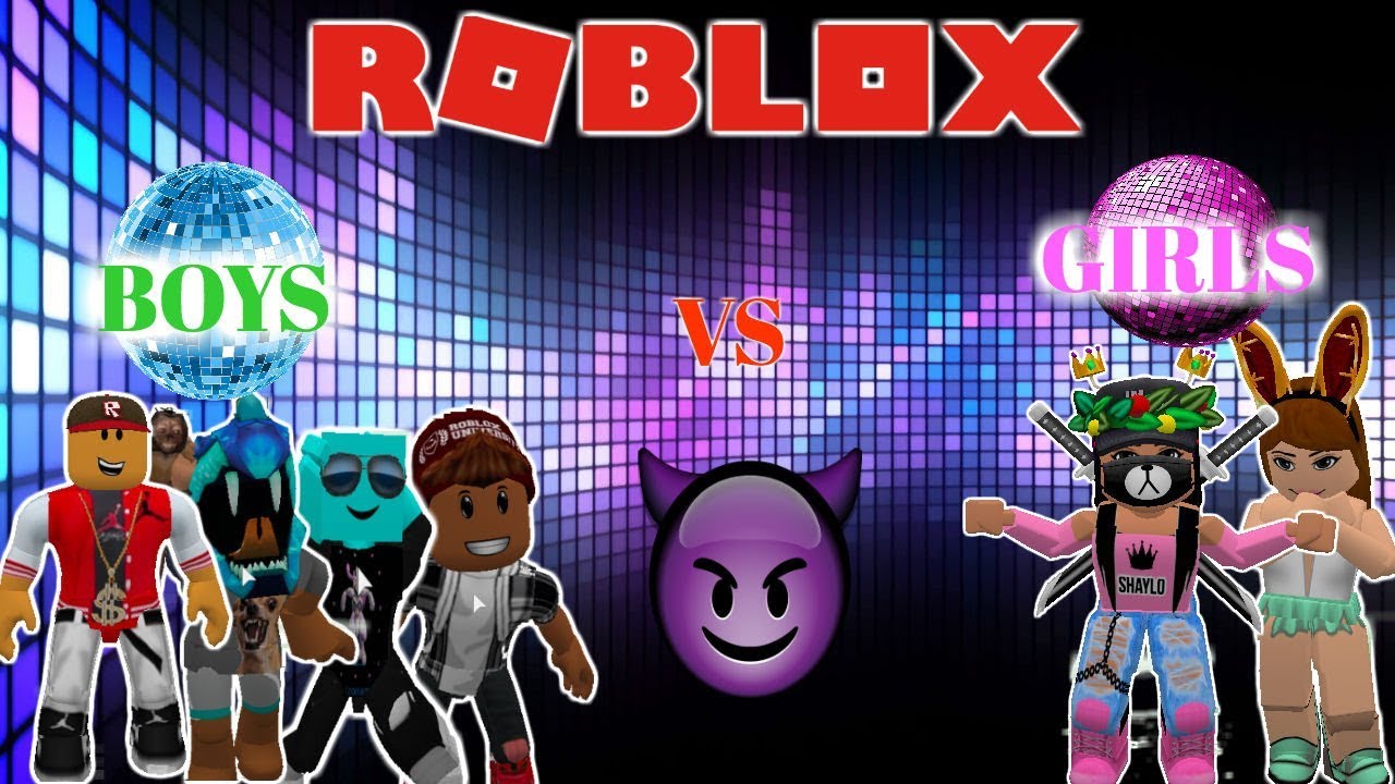 Girls Vs Boys They Cheated Roblox Dance Off Youtube - kayla playing dance off roblox