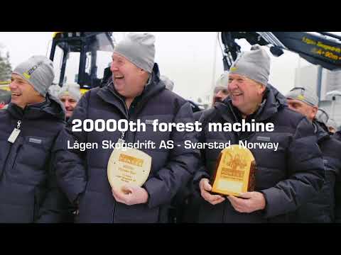 20 000th PONSSE forest machine