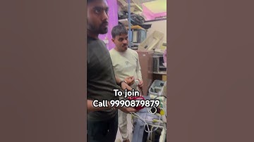 Window AC repairing training course gas charge karta hue practice class