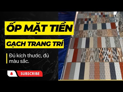 Video: Trang Trí Bằng Gạch Trên Mặt Tiền Của MFC 