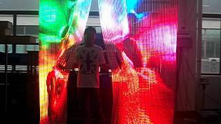 P16mm soft led curtain video 9 29