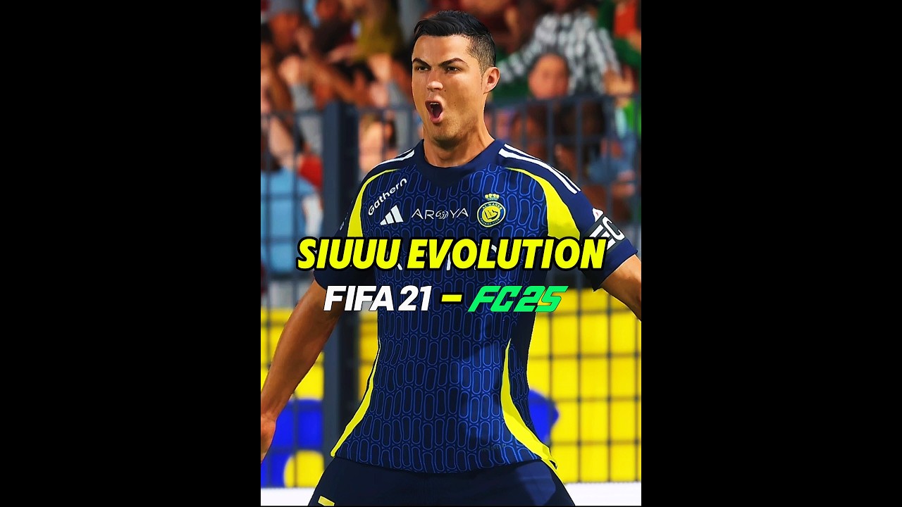 Ronaldo Siuuu Evolution From FIFA 21 TO FC 25 