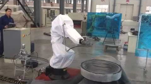 IKV Painting Robot Arm Working Video