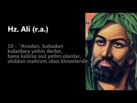 Hz Ali r a    Tarihe Damga Vuran 15 Sözü