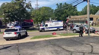 Scene of shooting on Fourth Street in Jackson