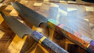 Aliexpress Damascus VG10 kiritsuke chef's knife review - Amber Knife Store screenshot 5
