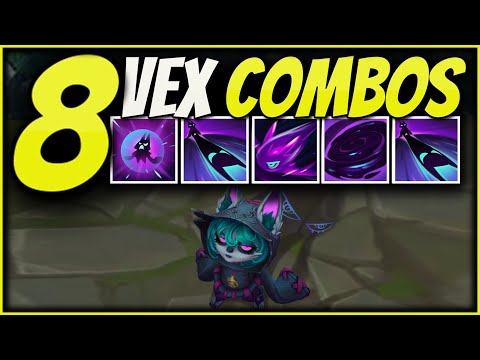 New 8 Basic Vex COMBOS That You Can Easy Learn | Infinite #vex Ult Possible - League Vex Combo Guide