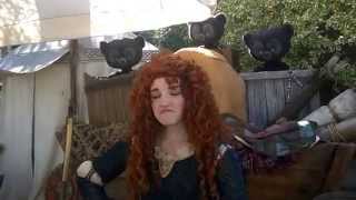 Meeting Merida At Disneyland