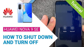 HUAWEI nova 9 SE - How to shut down and turn off the phone • 📱 • 📴 • ⬇️ • | Tutorial