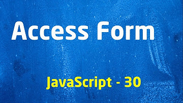 Beginner JavaScript - 30 Access Form Elements 1 - LearnWithSaad