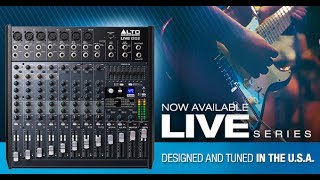 Alto Live 802 USB Interface Mixer : Effects Test