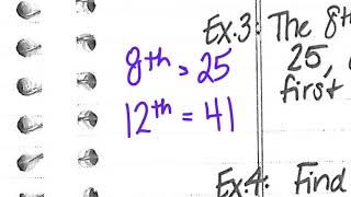 Precalc 8.2A Arithmetic Sequnces