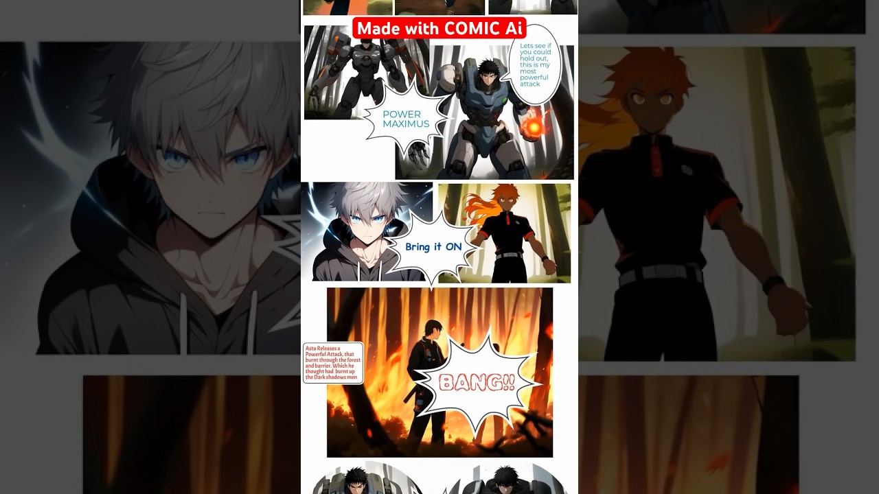 Best Comic Ever, Created with COMIC Ai - Make $437 weekly creating comics #anime