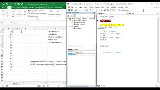 08 Excel VBA Ders #008    Algoritma   Tek & Çift Sayılarla Örnekler