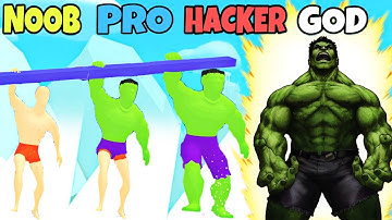 NOOB vs PRO vs HACKER vs GOD in Superhero Fall