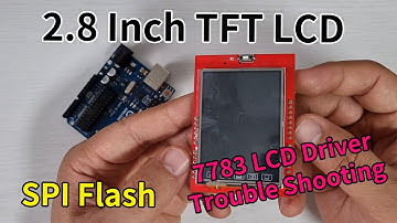 [M2M Hacks] Arduino TFT LCD 7783 Driver Trouble Shooting (Using SPI Flash )