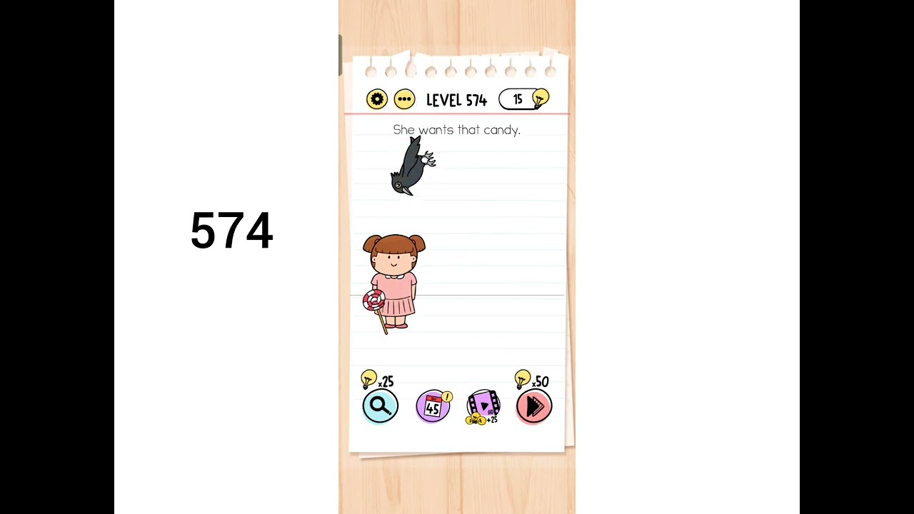Brain Test Level 574 Walkthrough - YouTube