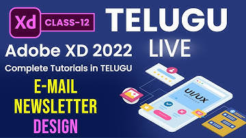 Free Adobe XD Tutorial User Experience Design for Beginners in Telugu- Live Class 12