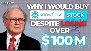 Why I WOULD Buy Snowflake Stock DESPITE Losing Over $100 Million
