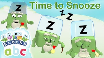 @officialalphablocks - Time to Snooze 😴 | Phonics | Learn to Read
