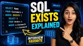 Interview मध्ये विचारली जाणारी SQL EXISTS Query | SQL EXISTS Trick Every Fresher Must Know