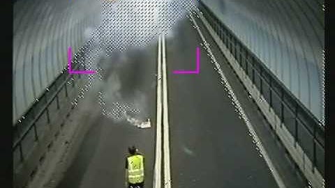Smoke detection in tunnel