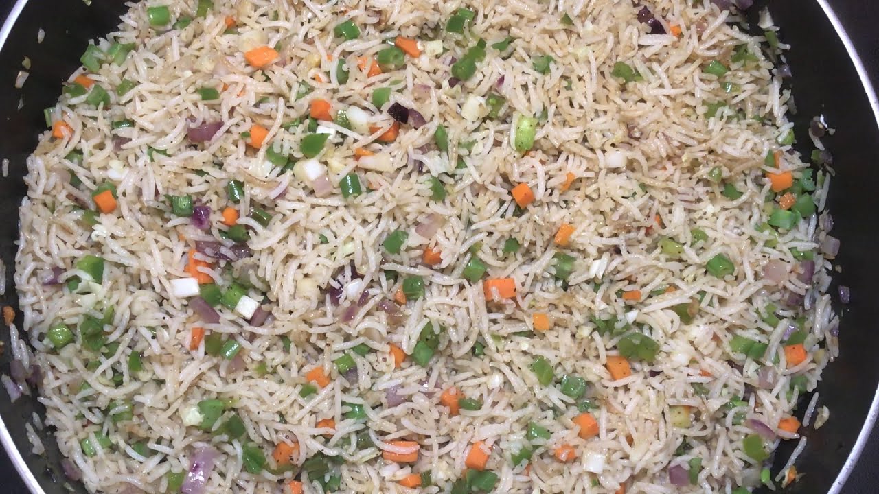 Veg Fried Rice ವೆಜ್‌ ಫ್ರೈಡ್ ರೈಸ್ Veg Fried Rice Kannada