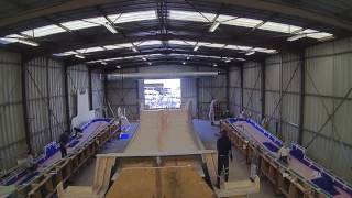 Construction timelapse of the Outremer 45' La Vagabonde