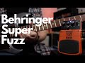 Behringer SF300 Super Fuzz Pedal Demo - Dan Leggatt