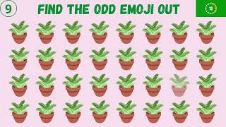 How Good Are Your Eyes #16  | Find The Odd Emoji Out | Brain Games | Spot Difference Challenge screenshot 4