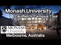 Monash university caulfield campus tour melbourne australia