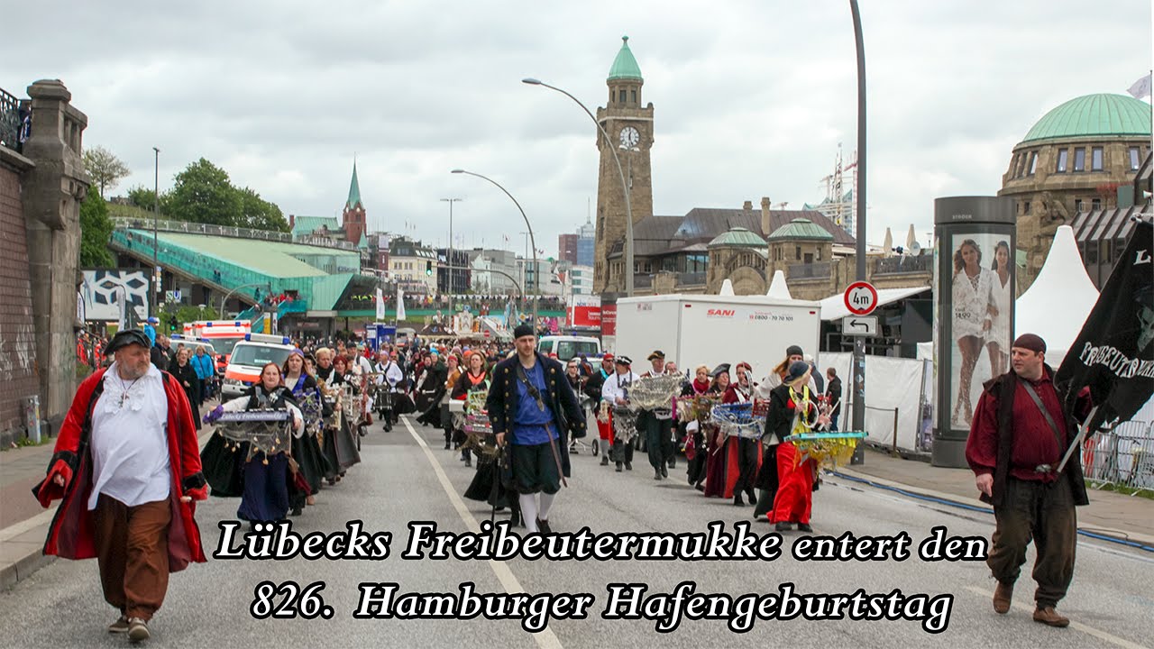 Lübecks Freibeutermukke beim 826. Hafengeburtstag Hamburg 2015