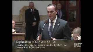 Sen. R.J. Palmer Offers Second Amendment to Senate Bill 195