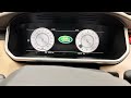 12.3 inch Range Rover Sport and Range Rover Vogue digital instrument cluster cockpit LCD speed meter