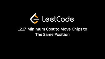 LeetCode 1217. Minimum Cost to Move Chips to The Same Position