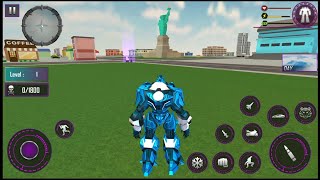 Police Tiger Robot Car Game 3d - Android Gameplay screenshot 4