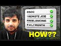Remote job freelancing and gsoc how he cracked all 3 together