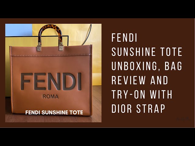 Fendi, Bags, Like New Fendi Sunshine Medium Shopper Tote With Strap