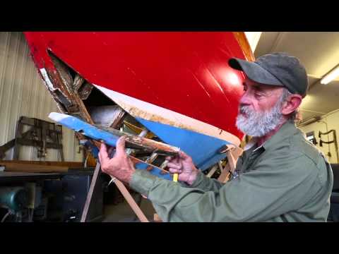Part 1 - Wooden Boat Building - Reparing a leak on a Herreshoff 12 1/2