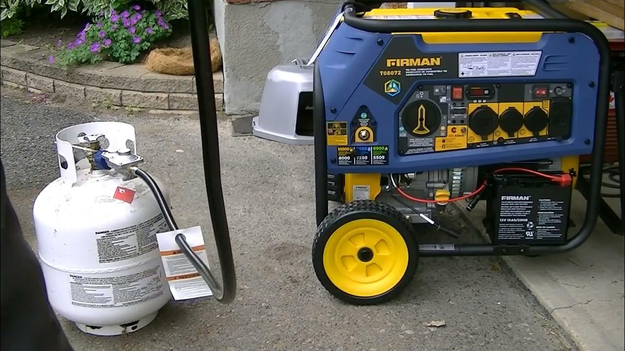 Firman T08072 oil fill and start YouTube
