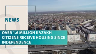 Over 1.6 million Kazakh citizens receive housing since independence. Qazaq TV News screenshot 5