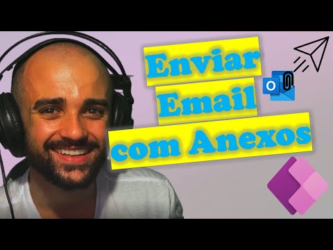 Como enviar e-mails com anexos e em HTML no Power Apps tutorial passo a passo