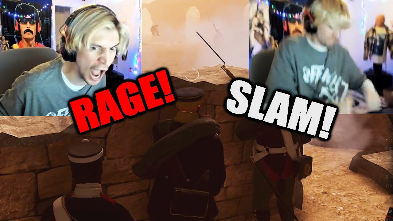 xQc RAGES and SLAMS Playing Holdfast: Nations At War