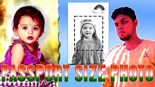 Create passport size image in photoshop | photoshop tutorial