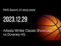 20231229 nhs saxons jv artesia classis vs downey hs