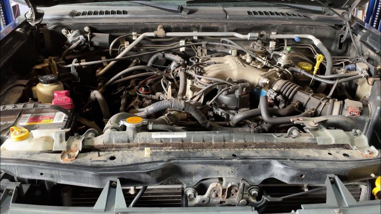 Xterra oil change How to & capacity/filter location 1999-2005 3.3L