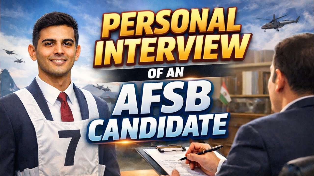 SSB MOCK PERSONAL INTERVIEW OF AN AFCAT CANDIDATE | NDA AIRFORCE AND CDS AIRFORCE 