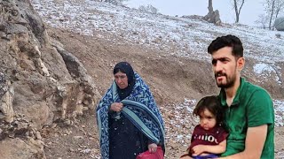 The abandonment of the righteous woman's mother in the frost and blizzard in the mountains