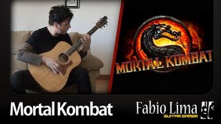 Mortal Kombat Theme on Fingerstyle by Fabio Lima (GuitarGamer)